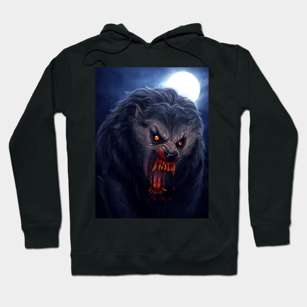 American Werewolf Hoodie by Samhain1992